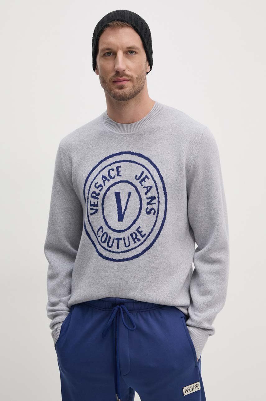 

Шерстяной свитер Versace Jeans Couture, синий