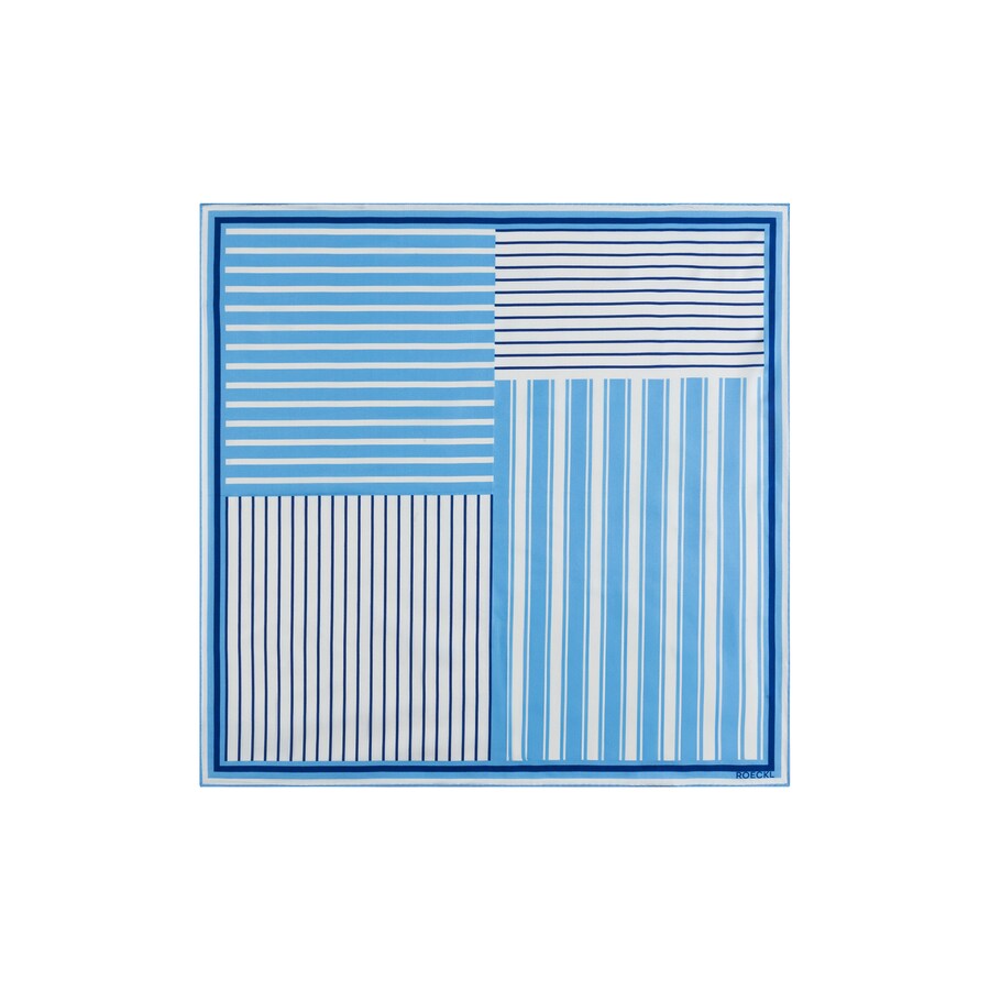 

Шарф Roeckl COLOURED STRIPES NICKY, Smoke blue/Azure