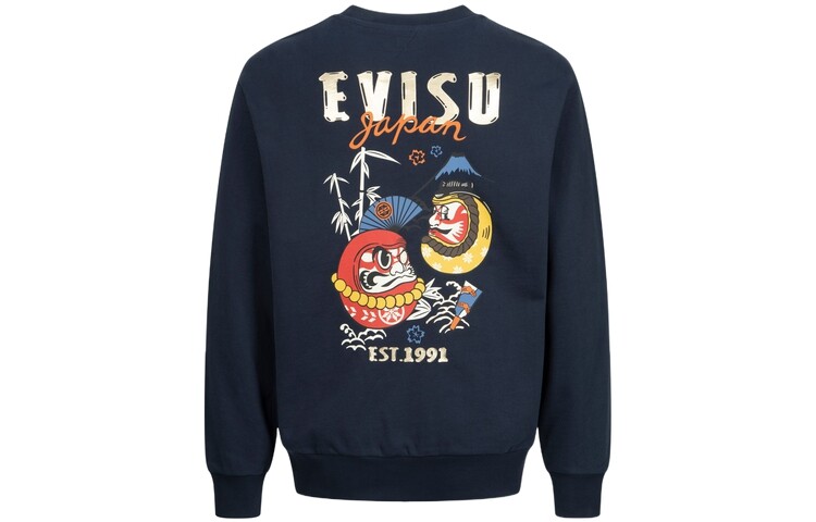 

Толстовка унисекс Evisu, черный/синий