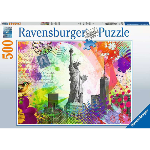 

Пазлы New York Postcard, 500Pc