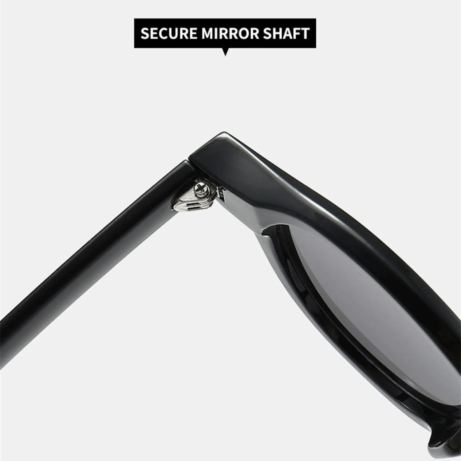 

Круглые солнцезащитные очки для женщин и мужчин в стиле ретро с заклепками, маленькая оправа, простые, модные, защита от УФ-излучения UV400 UATXTAU, Amber Blue