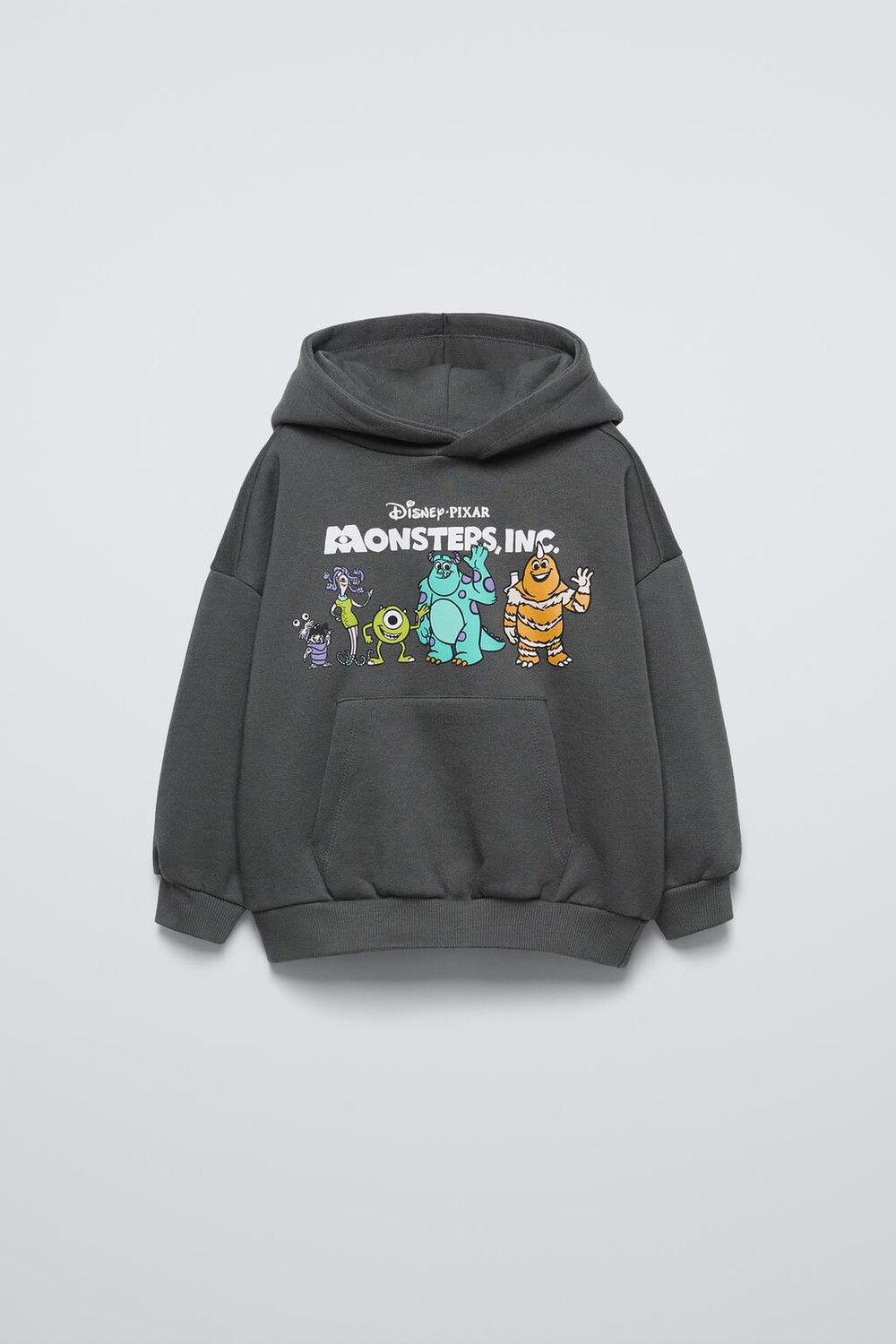 

Толстовка с капюшоном monsters, inc. disney pixar ZARA, темный антрацит