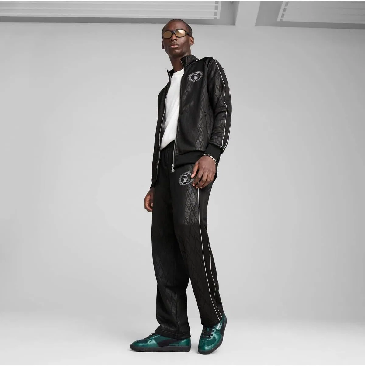 Кроссовки Puma Palermo 2 HP 401210, 25 Spring Summer Colour Dark Myrtr Puma Black 01 — фото 2