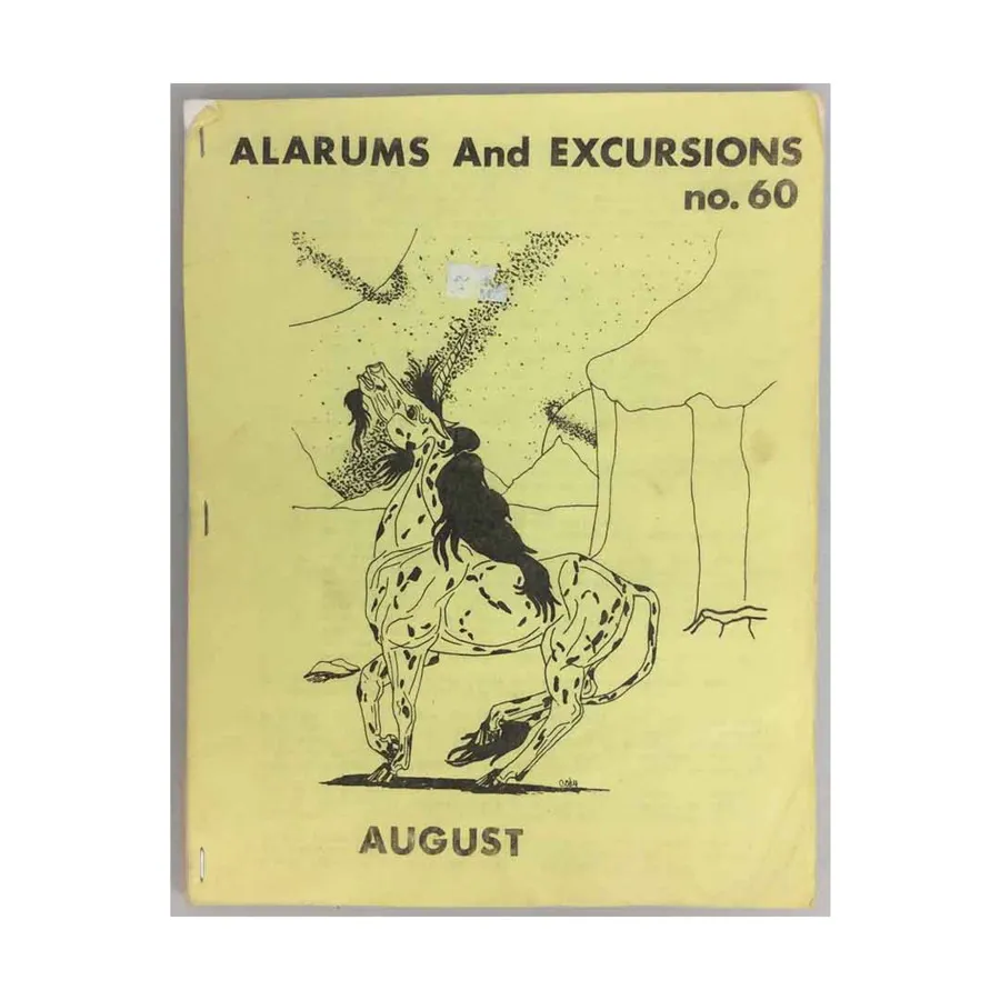 

Журнал #60 "Write It Up, Tales From the Year of the Horse Adventures of Robert du Bullfre", Alarums & Excursions