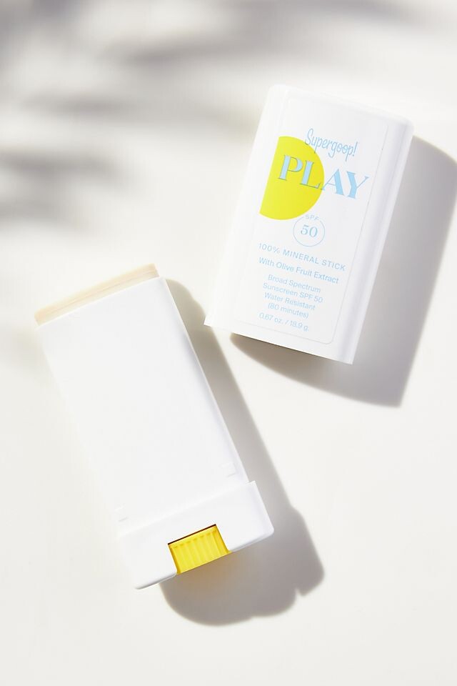 

Солнцезащитный стик Supergoop! SPF 50 Play минеральный, белый