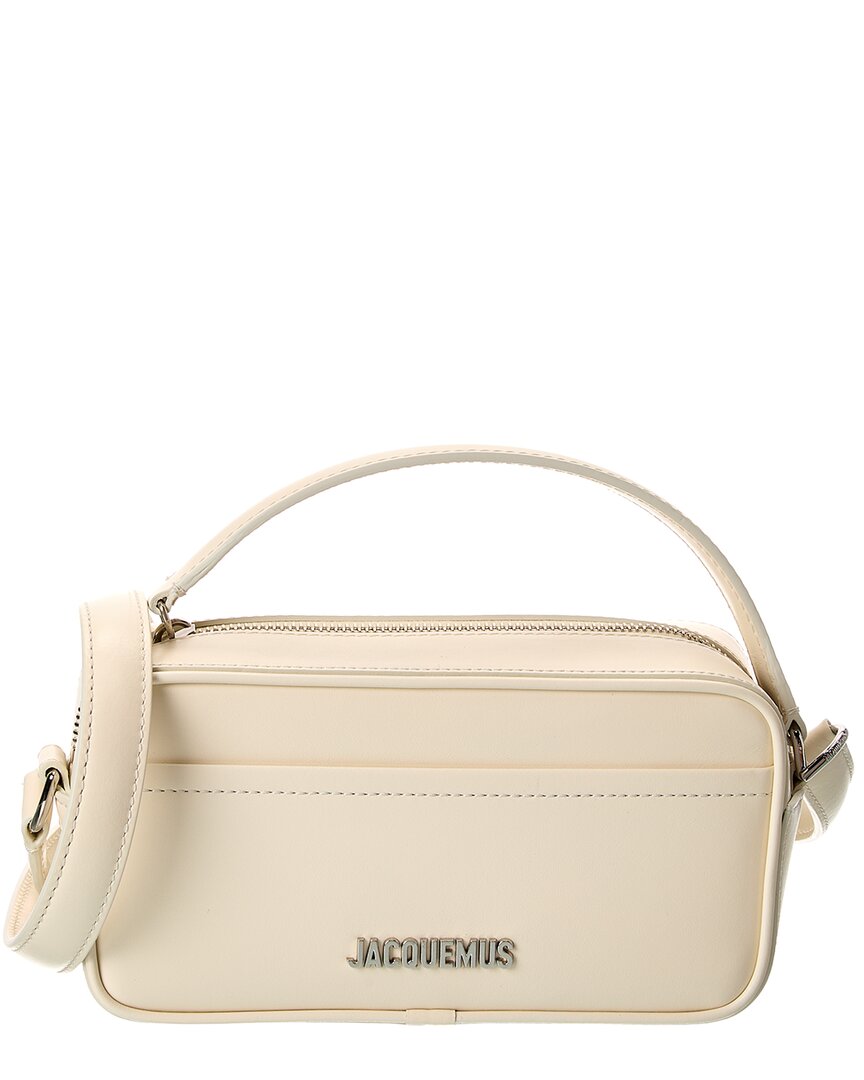 

Жакемюс Кожаная сумка кросс-боди The Baneto Jacquemus, белый