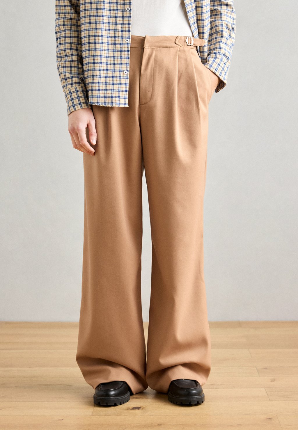 

Брюки FEMI WIDE LEG TROUSERS Heathe, светло-коричневый