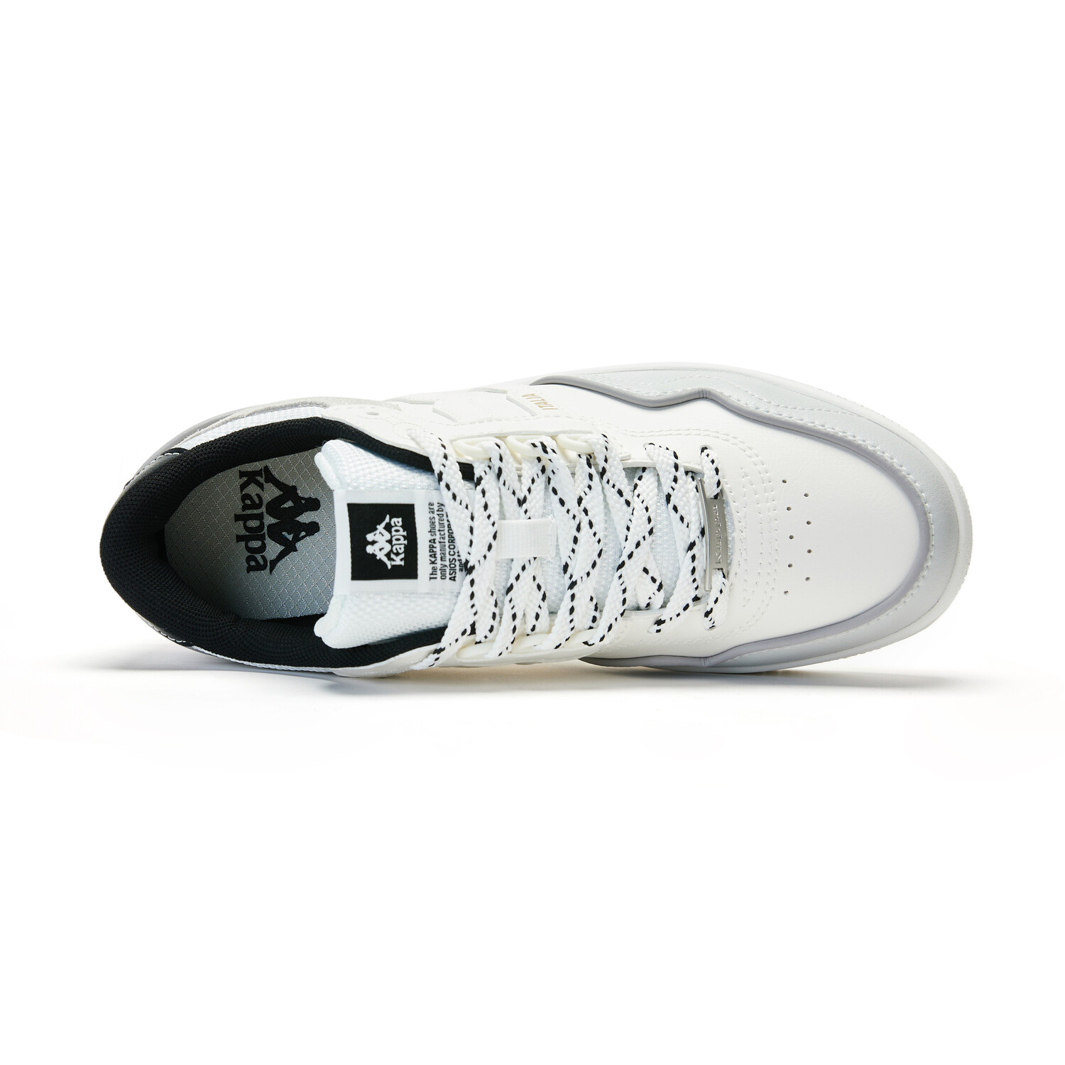 

Обувь для скейтбординга Kappa унисекс, Korean White / Cold Gray / Black - 012