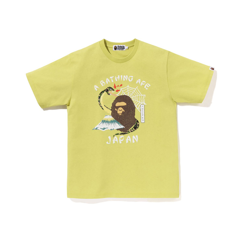 Футболка Bape Japanese Culture A BATHING APE, Тёмно-синяя NYX — фото 4