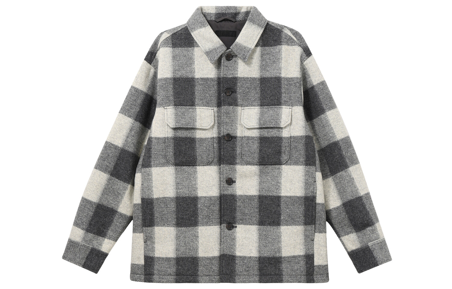 

Куртка унисекс небесно-серая Uniqlo, серый