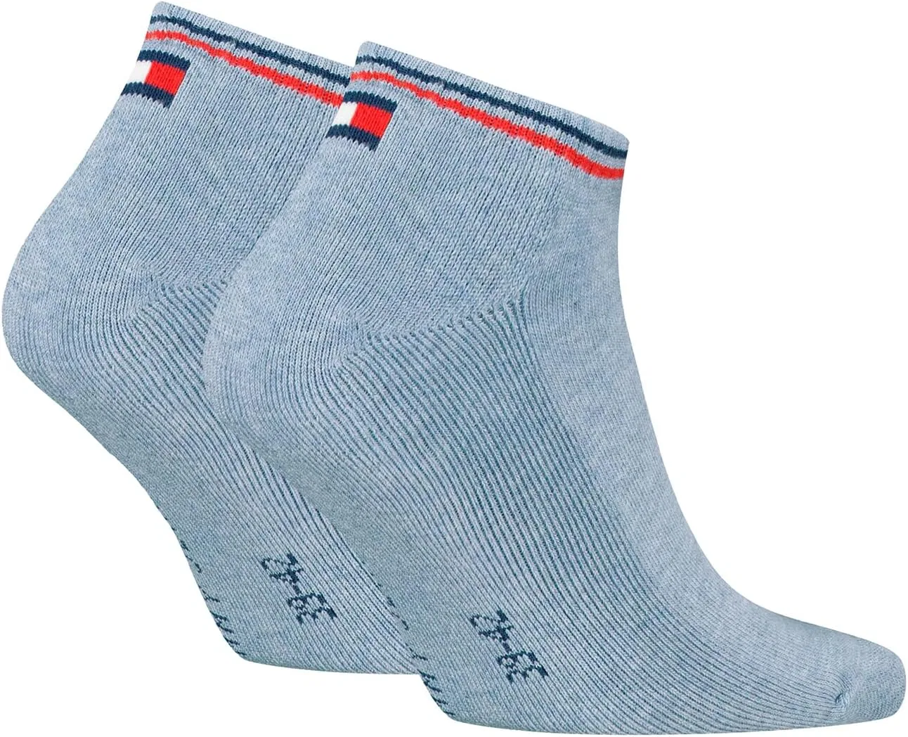 Носки Tommy Hilfiger унисекс (комплект из 2 пар), светло-голубой/светло-голубой — фото 2