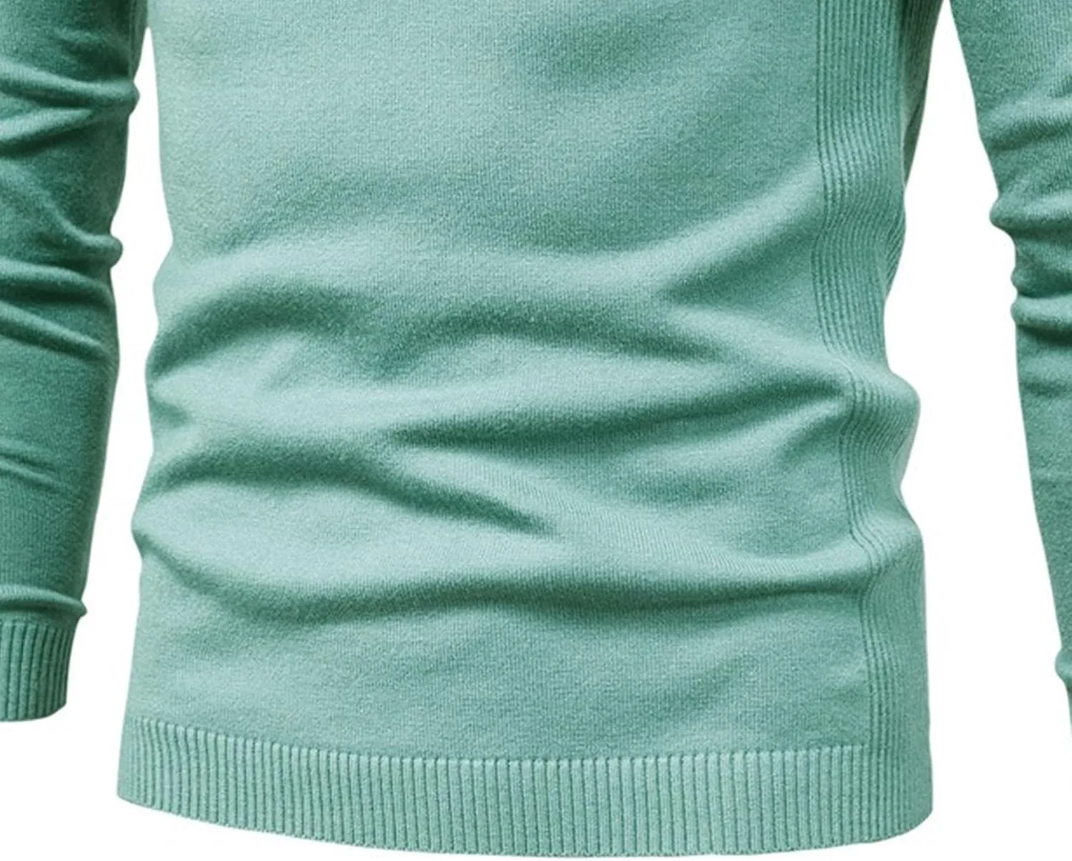 Мужской свитер с круглым вырезом Slim Fit — фото 4