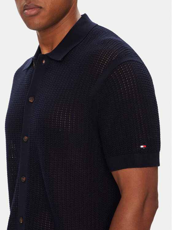 Рубашка обычного кроя MW0MW39530 Tommy Hilfiger, синий — фото 4
