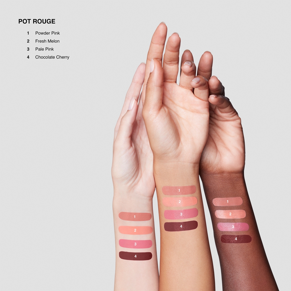 Кремовые румяна Pot Rouge для губ и щек Bobbi Brown, atspalvis fresh melon 3,7 гр — фото 3
