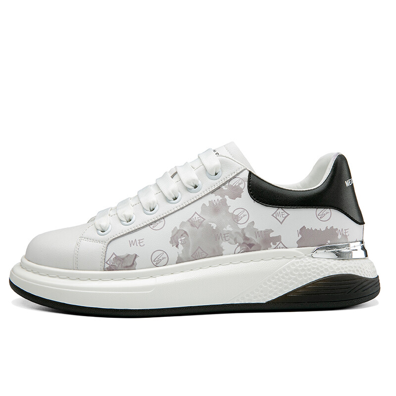 

Кеды мужские, обувь для скейтбординга средняя высота белый Mexican