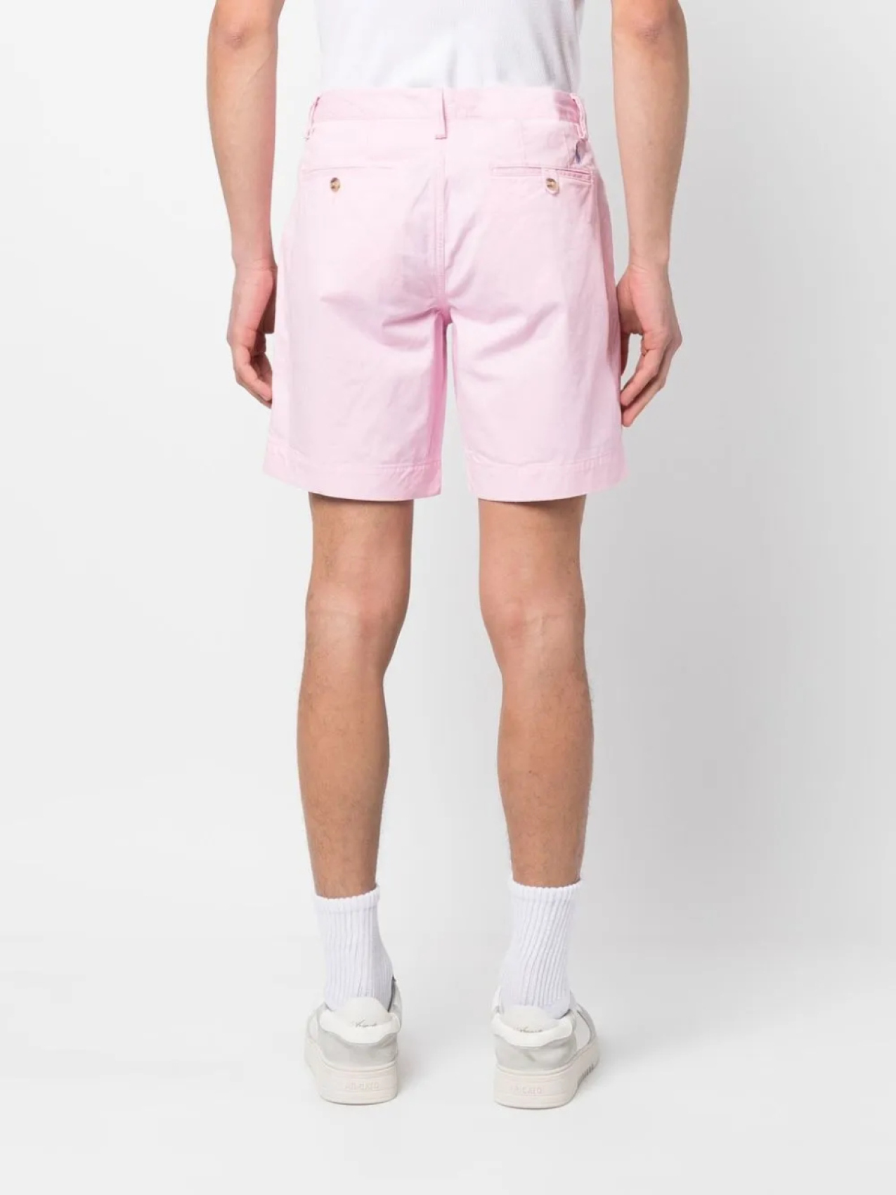 Шорты чинос с вышитым логотипом Polo Ralph Lauren, розовый — фото 4