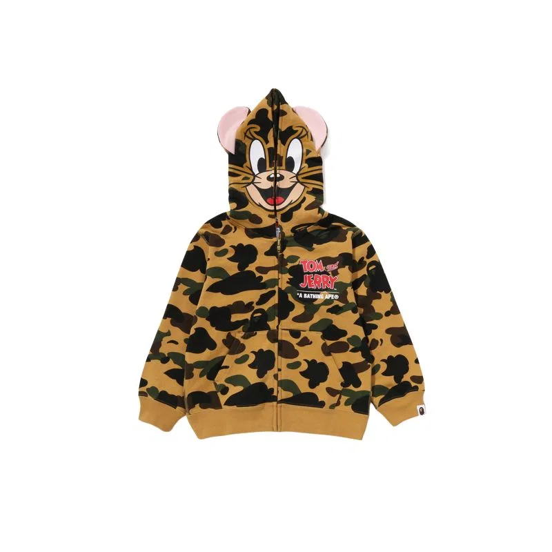 Свитшот x Tom And Jerry Yellow для детей 3-7 лет A BATHING APE, Yellow YEX