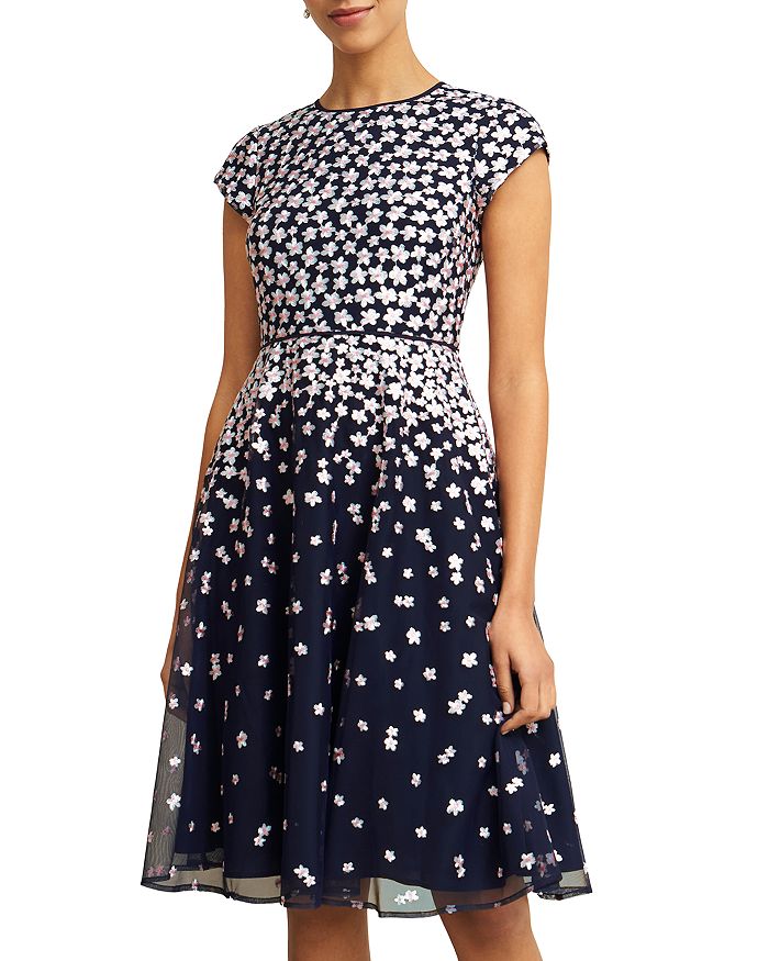 

Платье Betty с каскадными цветами HOBBS LONDON, мультиколор