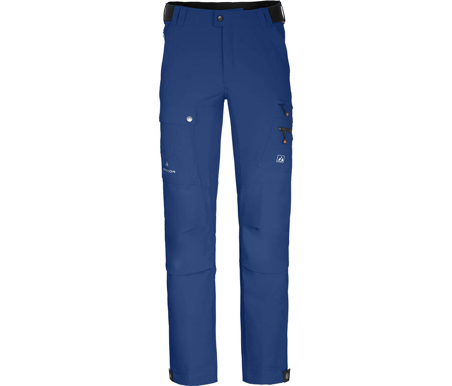 

BERGSON Переработанные походные брюки, эластичные, 7 карманов, синие