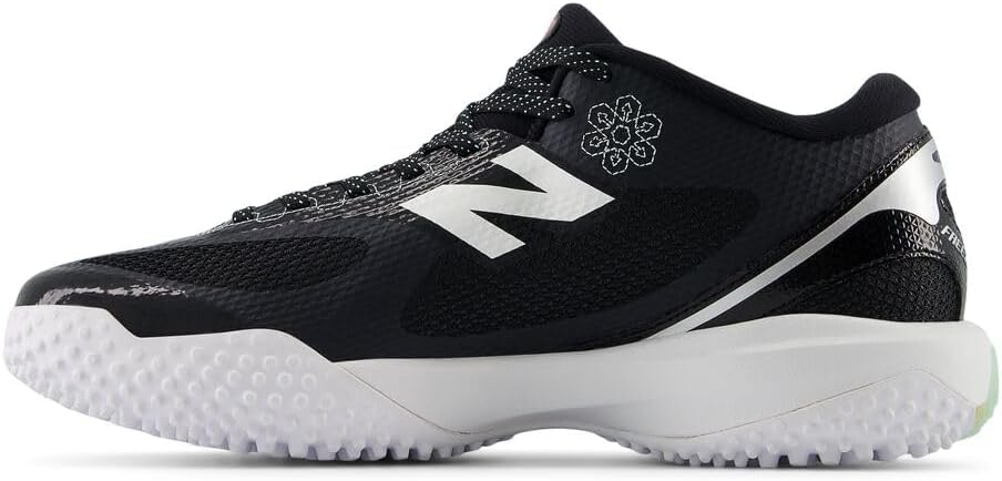 Кроссовки New Balance Mens Freezelx V5 Turf, белый/черный — фото 2