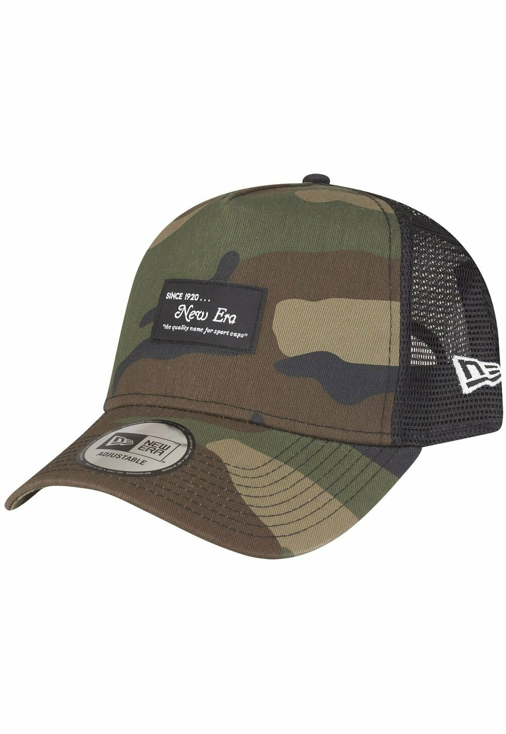 

Бейсболка AFRAME TRUCKER LOGO PATCH New Era, цвет wood camo