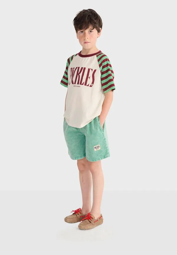 Футболка с принтом "острые маринованные огурцы" Bobo Choses, Off White — фото 3
