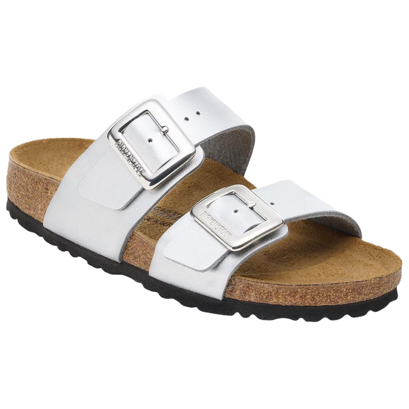 Birkenstock Сиднейские EVA шлепанцы для женщин серебристые узкие, цвет Silver — фото 2
