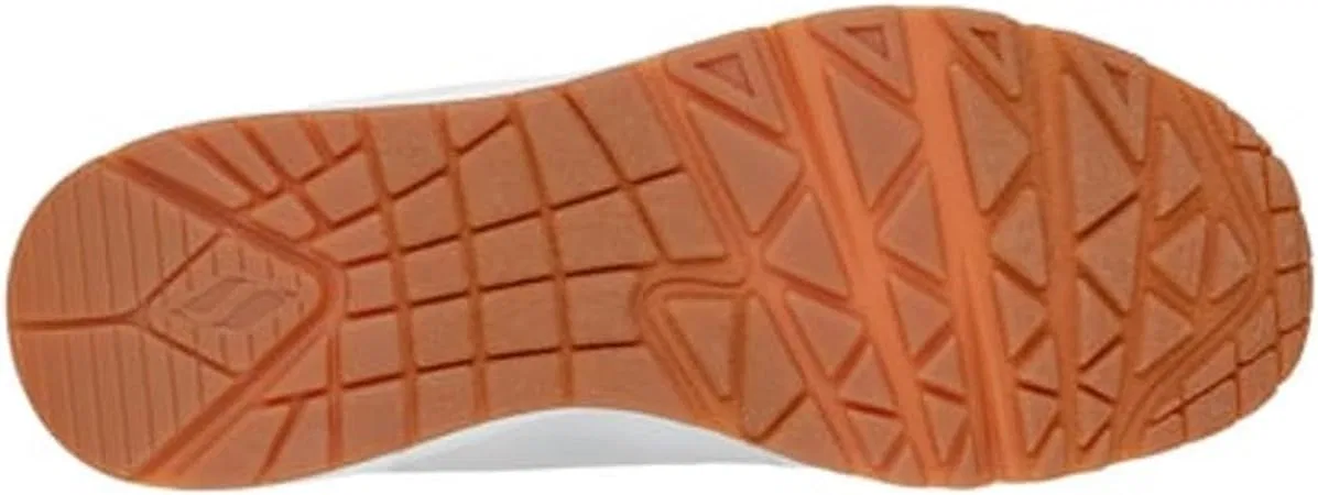 Мужские кроссовки Skechers UNO Banksia Hands Free Slip-in Trainers, White Duraleather Mesh — фото 2