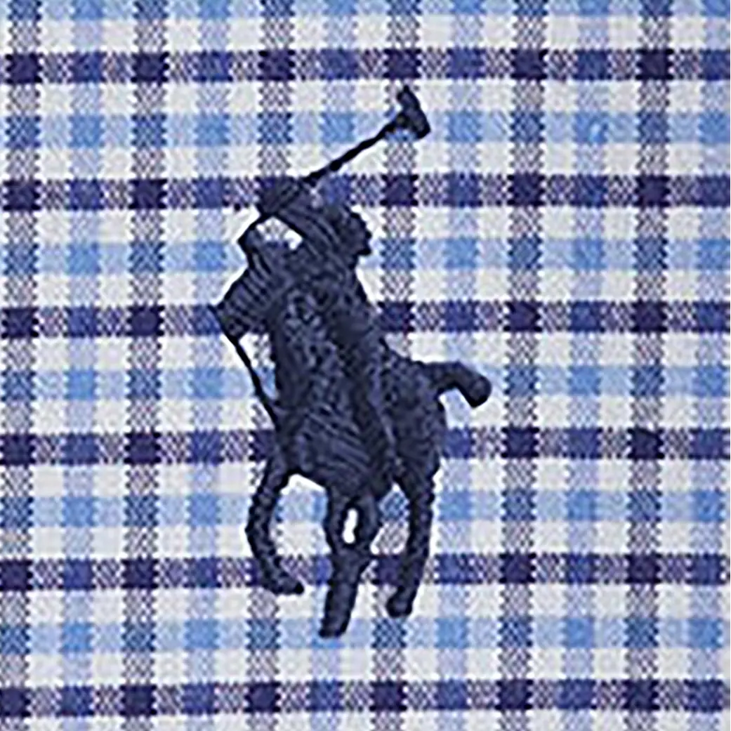 Повседневная рубашка SS25 для детей Polo Ralph Lauren, синий — фото 4