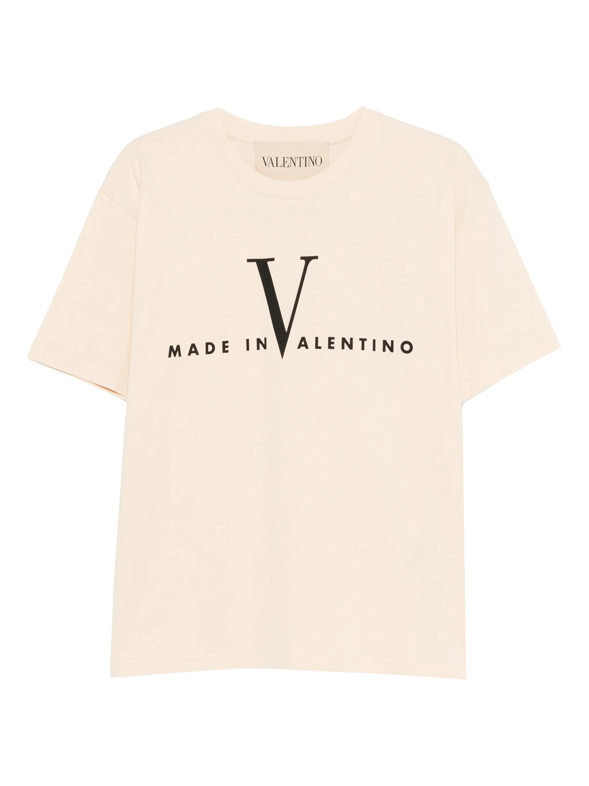 

Футболка с логотипом Valentino Garavani, нейтральный