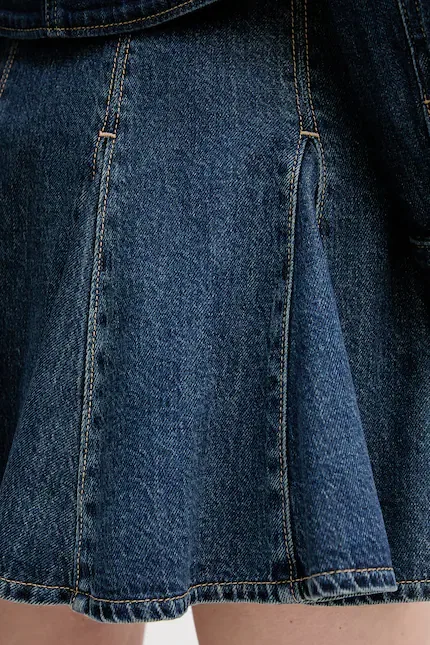 Юбка джинсовая Godet Mini Levi's, синий — фото 4
