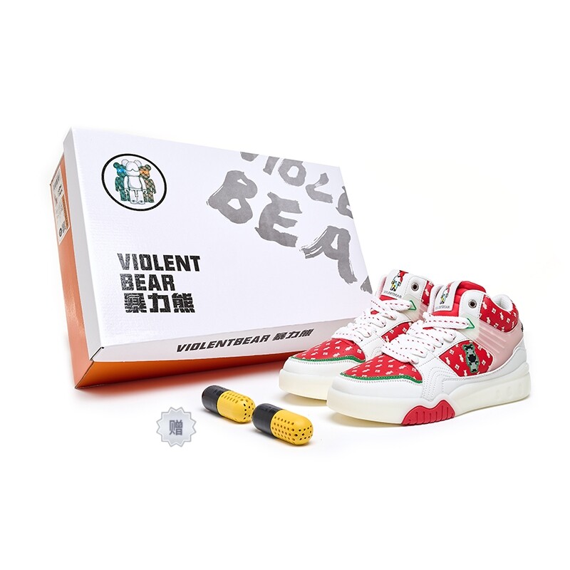

Кроссовки Violent bears Skateboarding Shoes Unisex High-top, бежевый