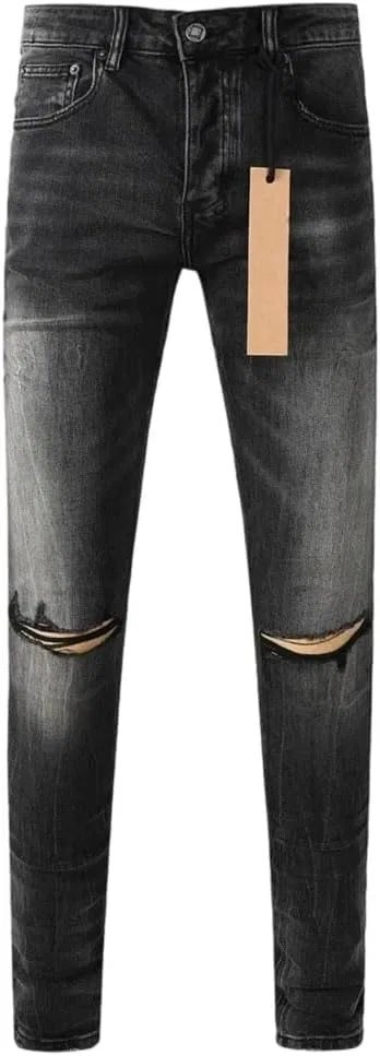 Джинсы рваные Regular-Fit Stretch 3035