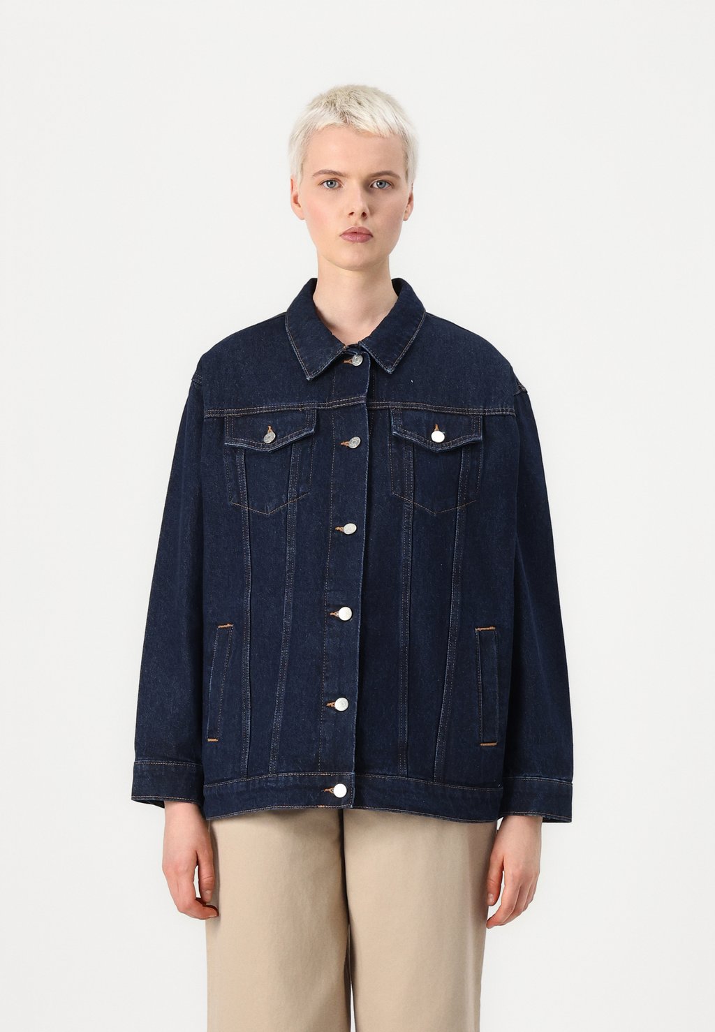 

Джинсовая куртка ONLJAGGER JACKET ONLY, цвет Dark Blue Denim