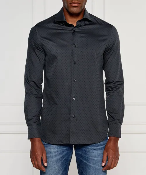 

Рубашка Regular fit Emporio Armani, серый