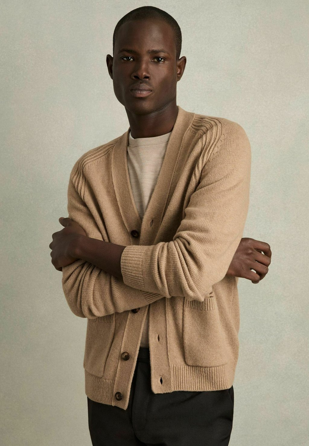 

Кардиган Reiss, коричневый