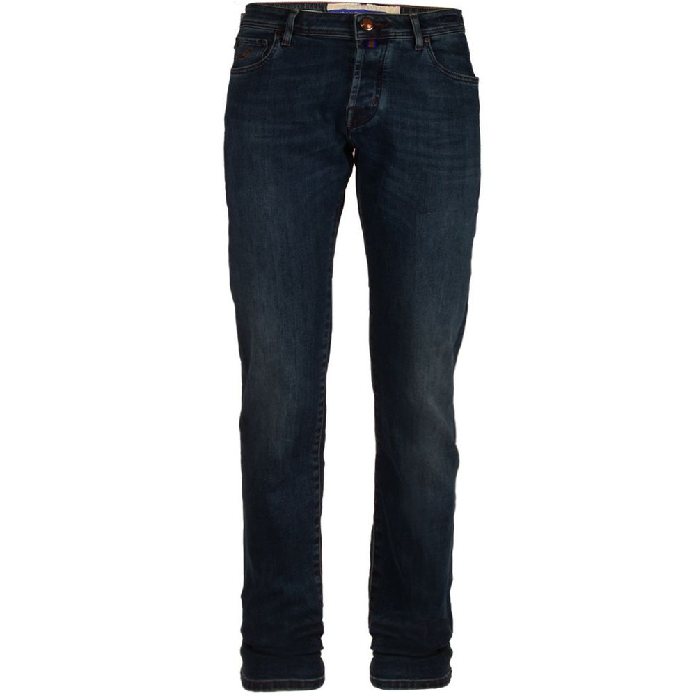 

Синие хлопковые мужские джинсы Slim Fit Jacob Cohen