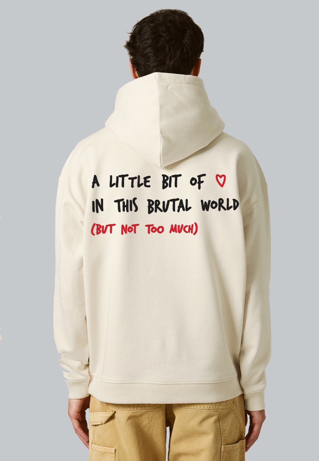 

Толстовка BRUTAL EMBROIDERY UNISEX - Hoodie Mira Paris, кремовый