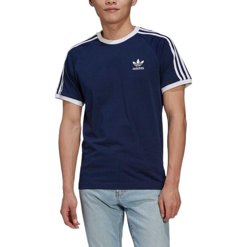 Футболка мужская синяя Adidas Originals, синий — фото 3