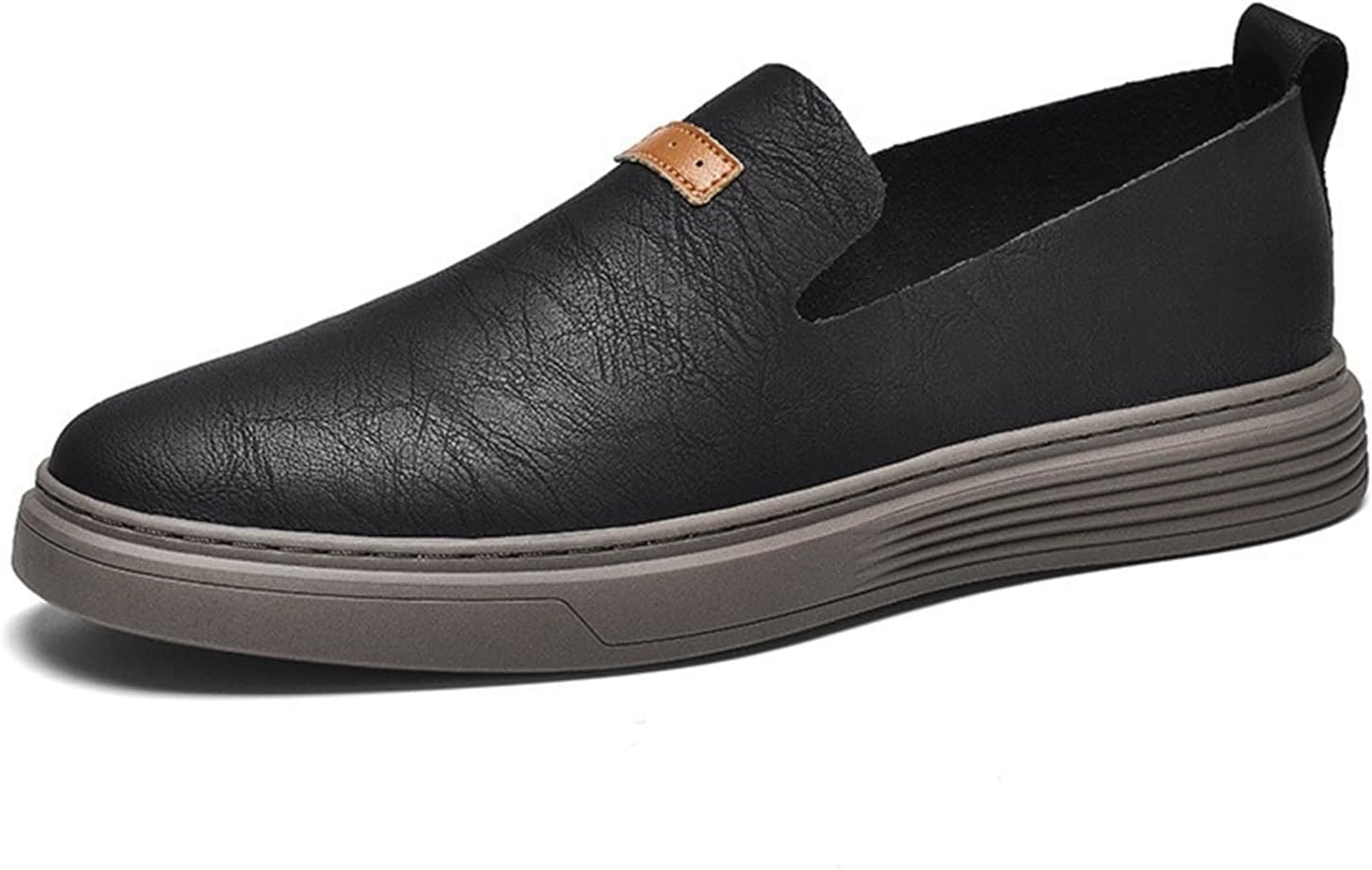 

Мужские мокасины-лоферы, мягкие прогулочные туфли, мужские кожаные повседневные туфли Abborora, черный