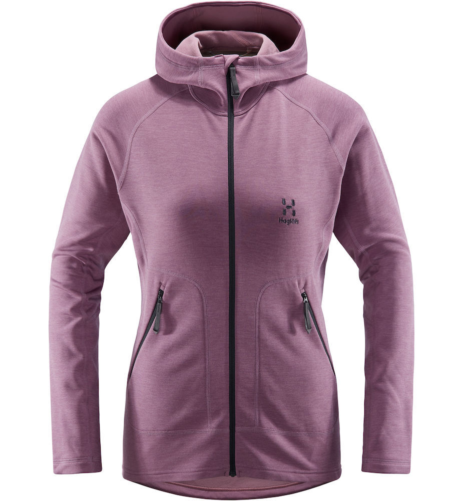 

Флисовая куртка Haglöfs Heron Hood, цвет Purple Milk