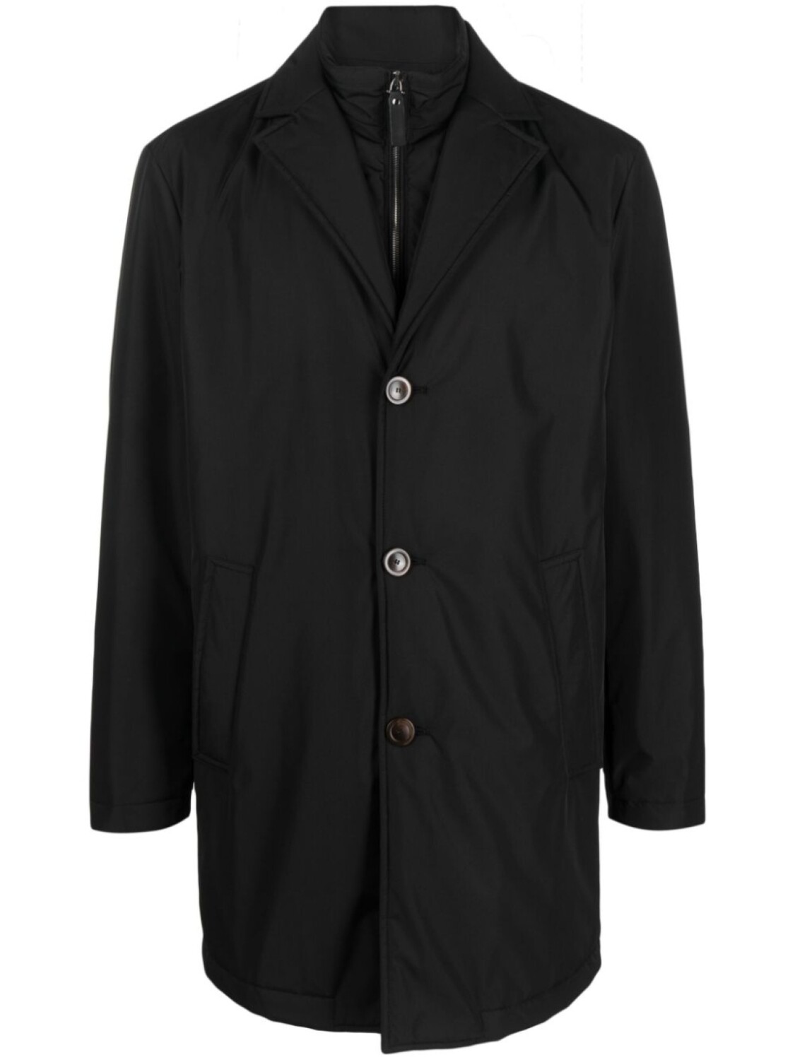 

Canali многослойное пальто, черный