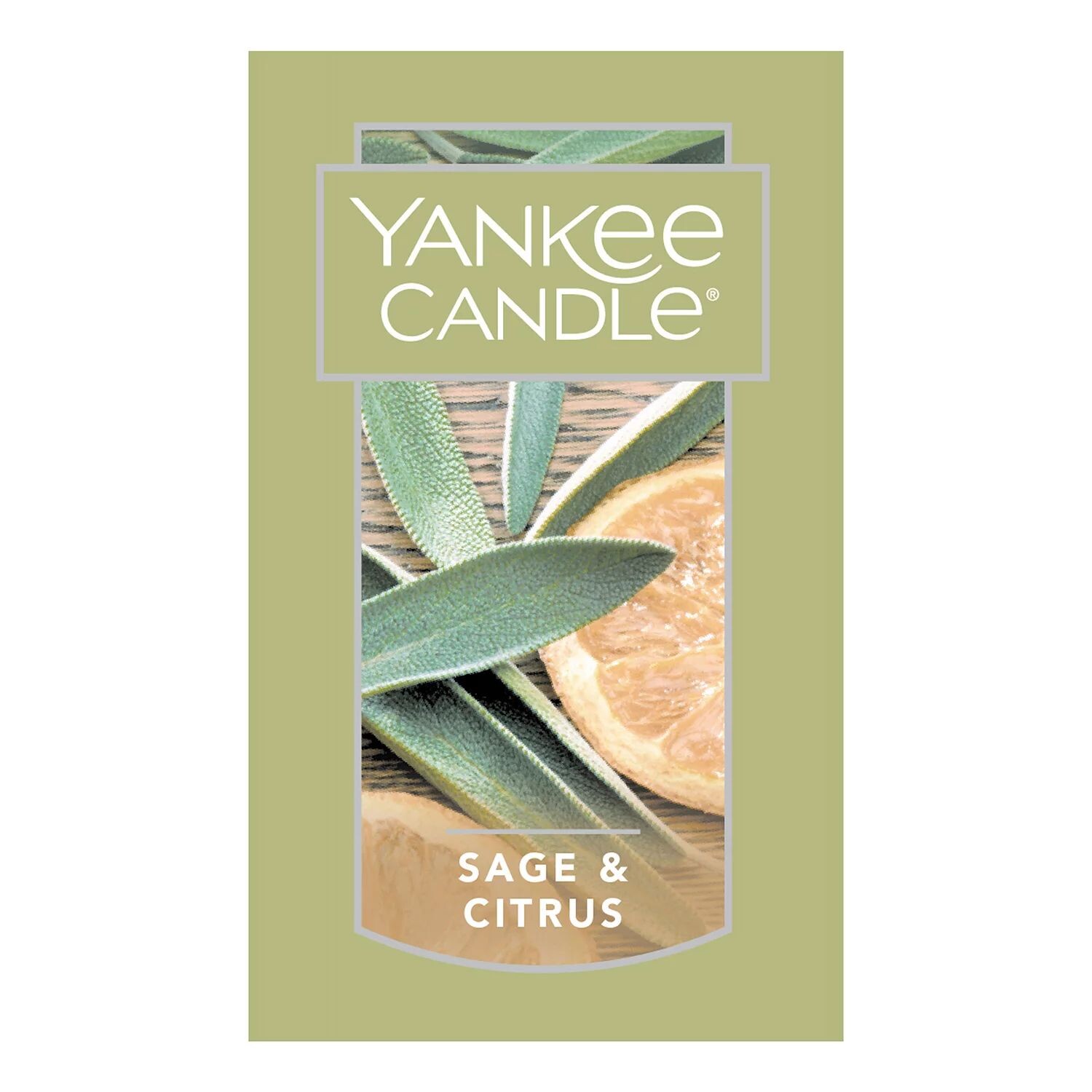 

Yankee Candle Sage & Citrus, 22 унции. Большая Свеча Банка
