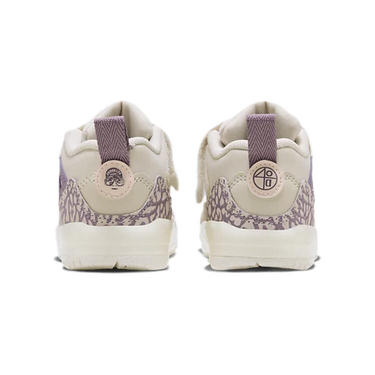 Кроссовки Jordan Spizike Toddler Shoes TD Low-top Sail/Coconut Milk/Platinum Violet, белый/фиолетовый — фото 4