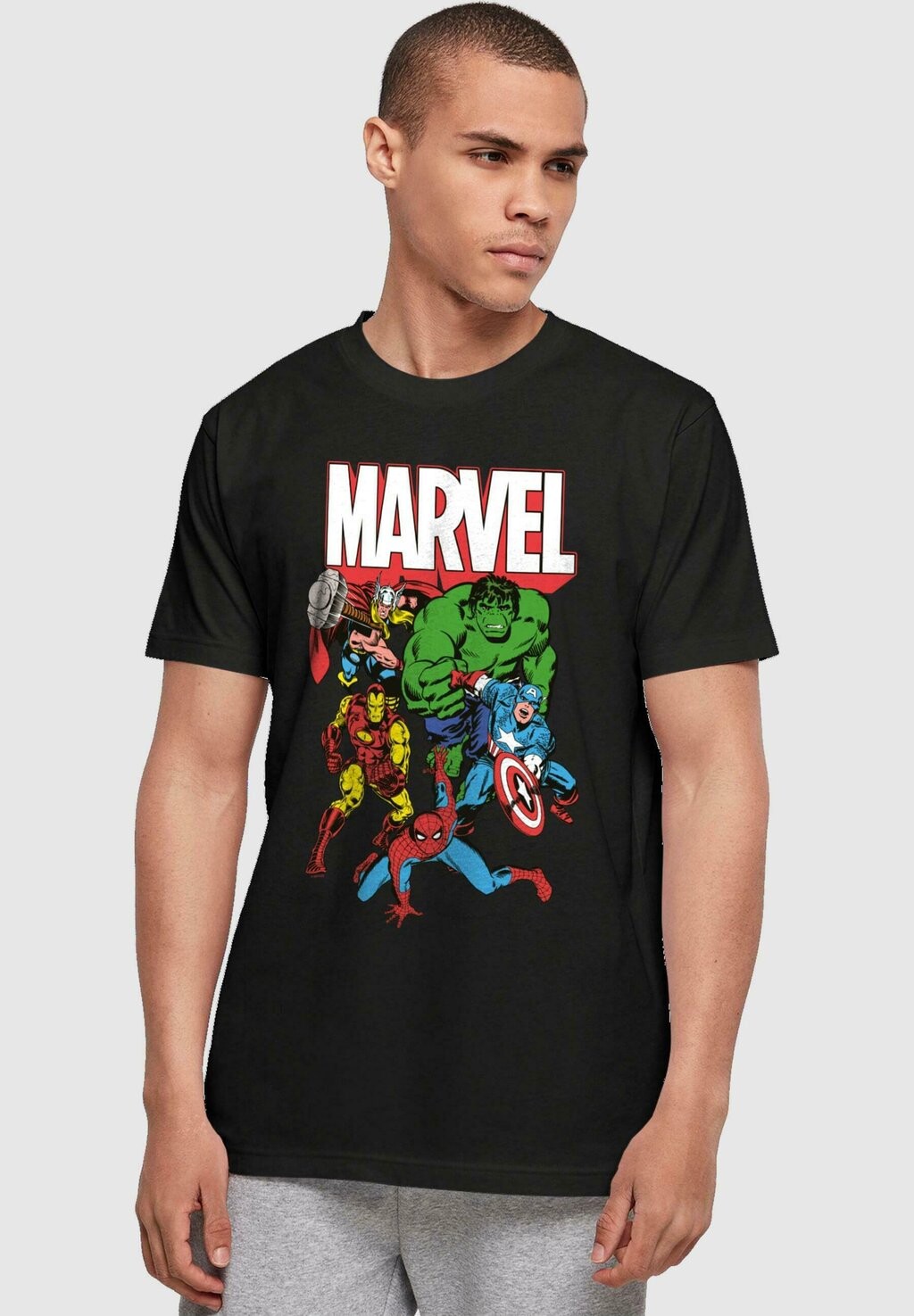 

Футболка с принтом AVENGERS MARVEL COMICS GROUP ABSOLUTE CULT, цвет black