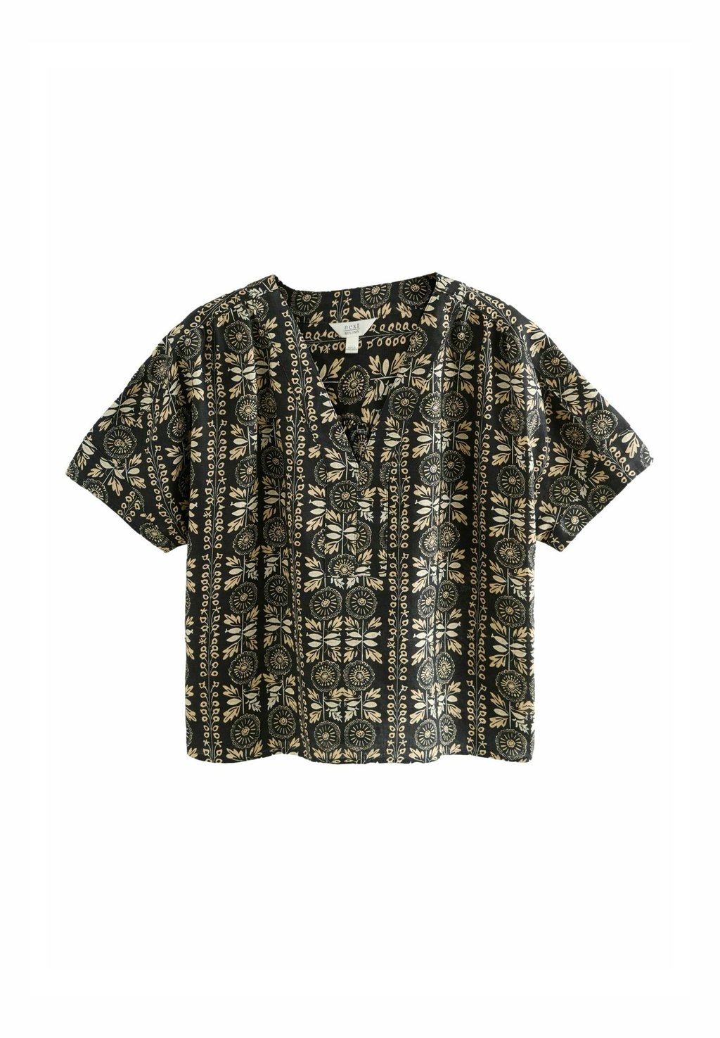 

Блуза SHORT SLEEVE OVERHEAD Next, черный