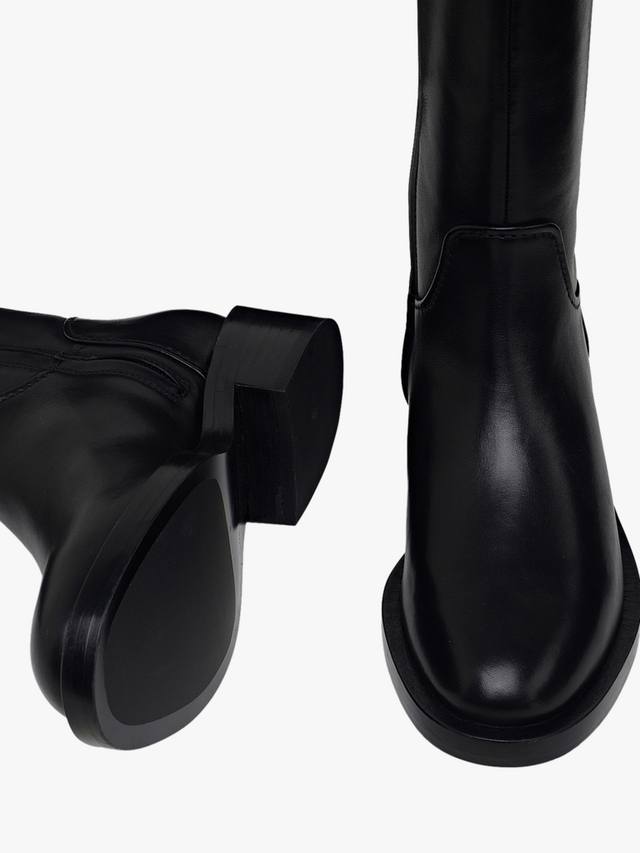 Кожаные ботинки Hanbury Row для верховой езды до колена Radley, Black — фото 3