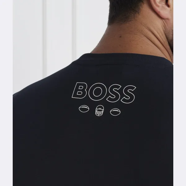 Футболка-Трэп стандартного кроя НФЛ Boss, синий — фото 3