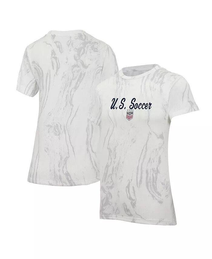 

Женская кремовая футболка USWNT с кварцем Concepts Sport, белый