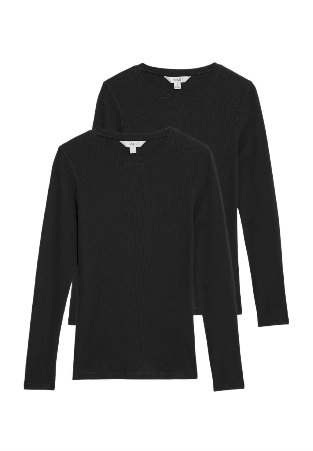 

Топ с длинными рукавами 2 PACK Marks & Spencer, черный
